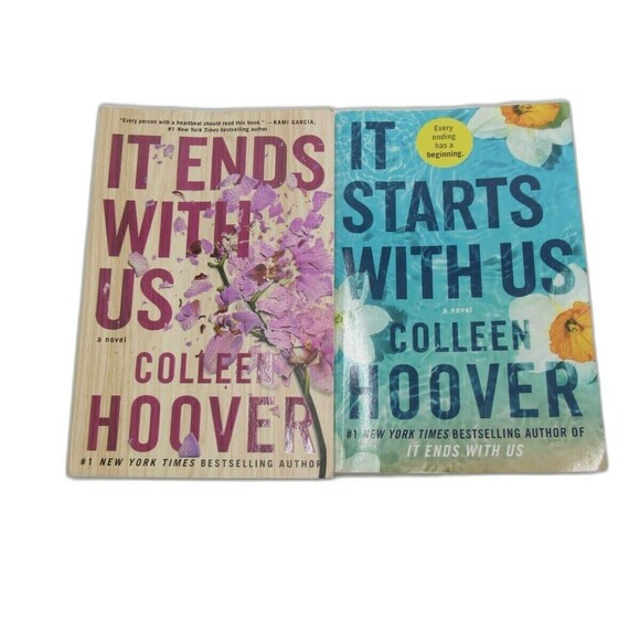 It Ends With Us & It Starts With Us By Colleen Hoover 2 Books Collection Set - Picture 2 of 6